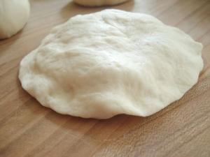 Making bunny bao step 1 Making bunny bao step 1