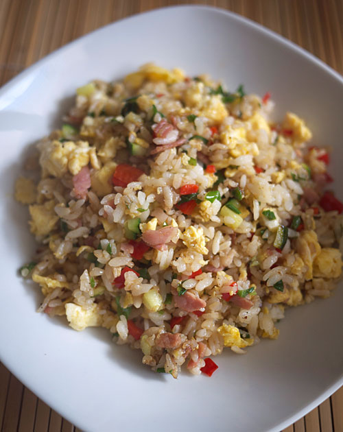 Japanese-Style Shrimp Fried Rice (Chahan) Recipe