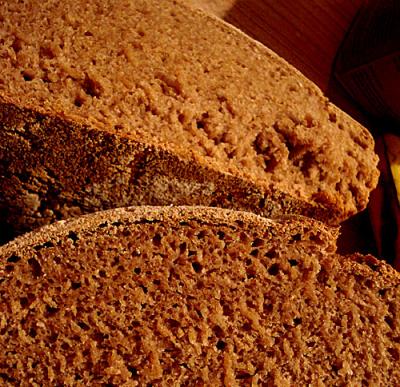 Sliced desem bread, showing the crumb Sliced desem bread, showing the crumb