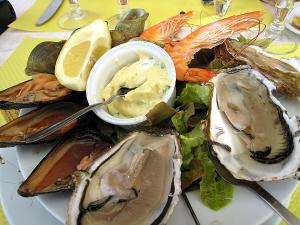 Assiette de fruits de mer Assiette de fruits de mer