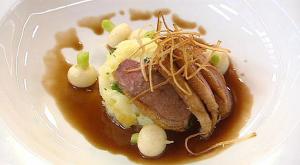 Steven Wallis winning menu for Masterchef 2007 - main course Steven Wallis winning menu for Masterchef 2007 - main course