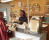 Mueller farm shop interior, with Frau Mueller Mueller farm shop interior, with Frau Mueller