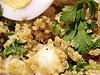 Quinoa kedgeree - closeup Quinoa kedgeree - closeup