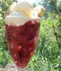 Rhubarb berry trifle Rhubarb berry trifle