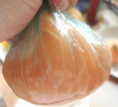 Smoked salmon temari zushi step 3 Smoked salmon temari zushi step 3
