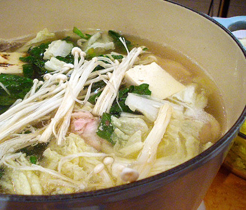 Tori Nabe Japanese Chicken And Vegetable Tabletop Hot Pot