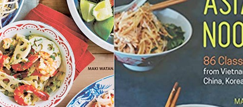 Asian Salads and Asian Noodles Cookbook Covers